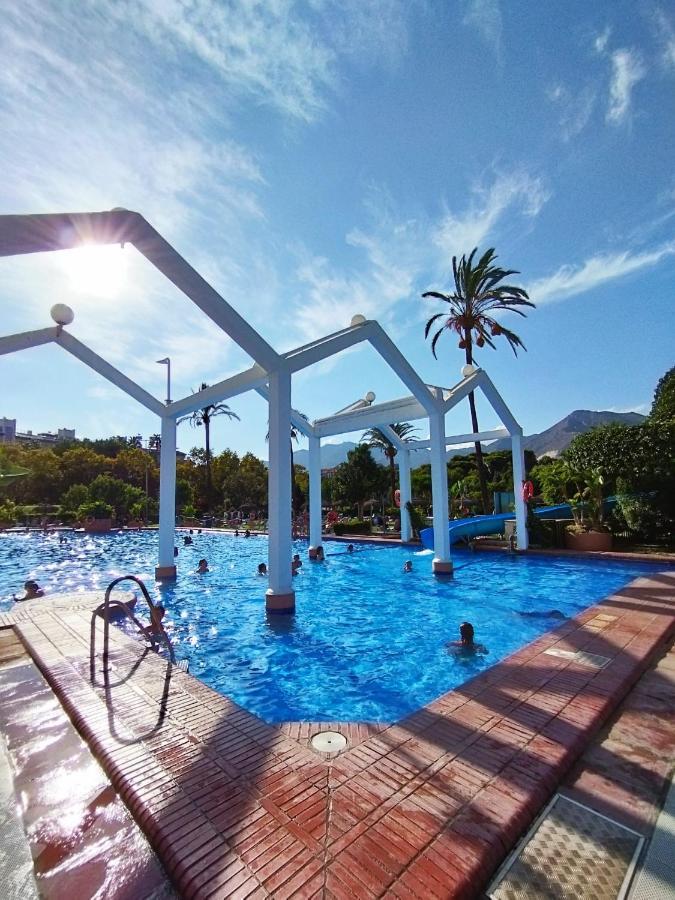 Estudio Terraza Vista Mar Parking Gratuito Piscinas Benalmádena Buitenkant foto